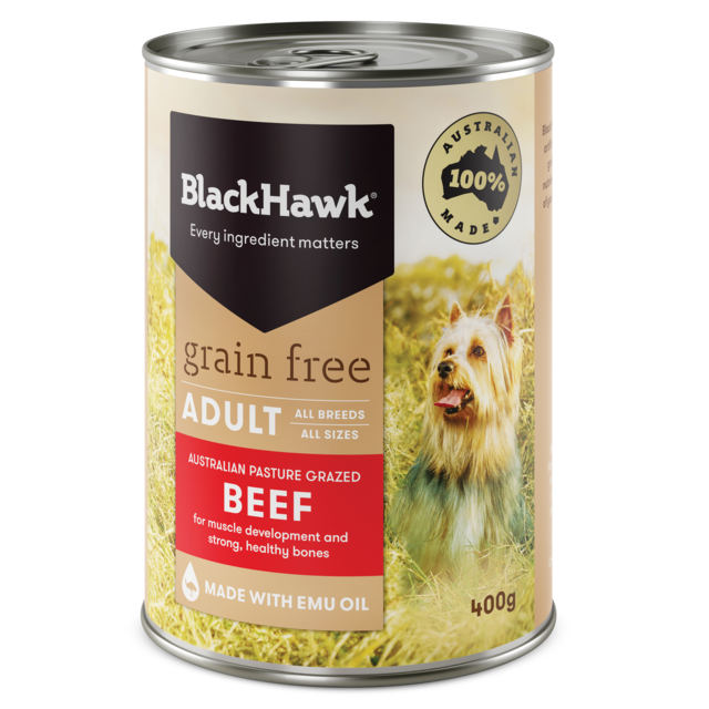 Black Hawk Grain Free Adult Beef Canned Wet Dog Food