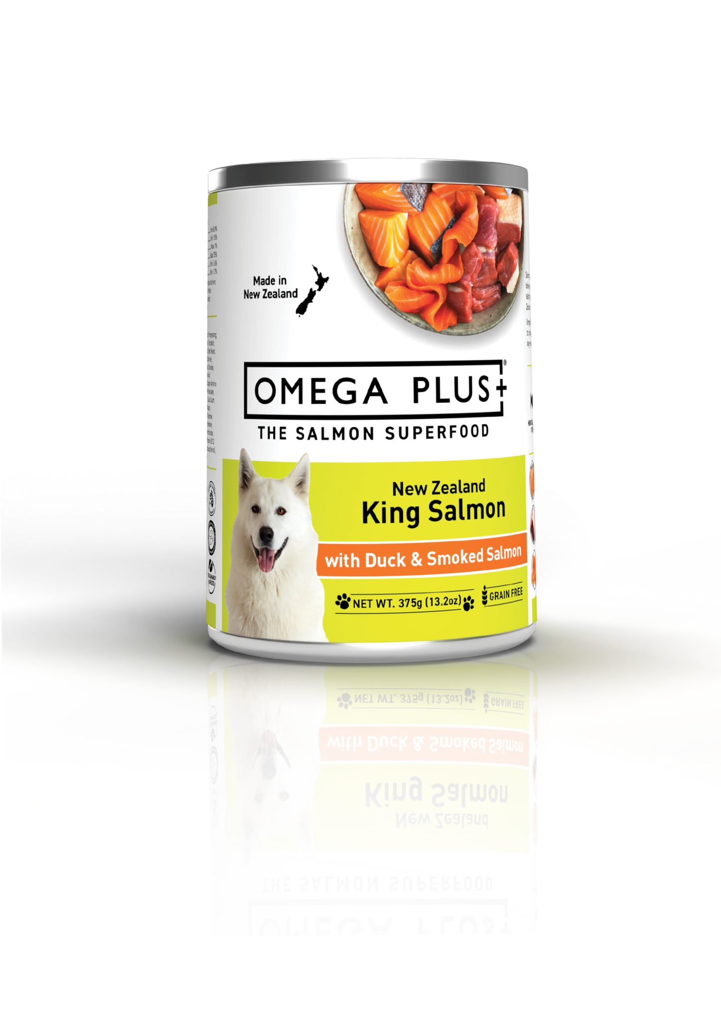 Omega Plus Salmon with Duck & Smoked Salmon Wet Dog Food