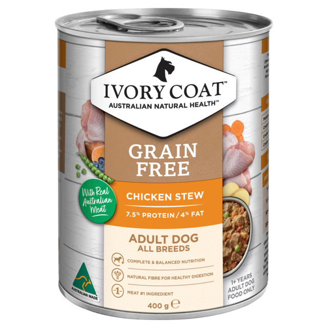 Ivory Coat Chicken Stew Adult Wet Dog Food