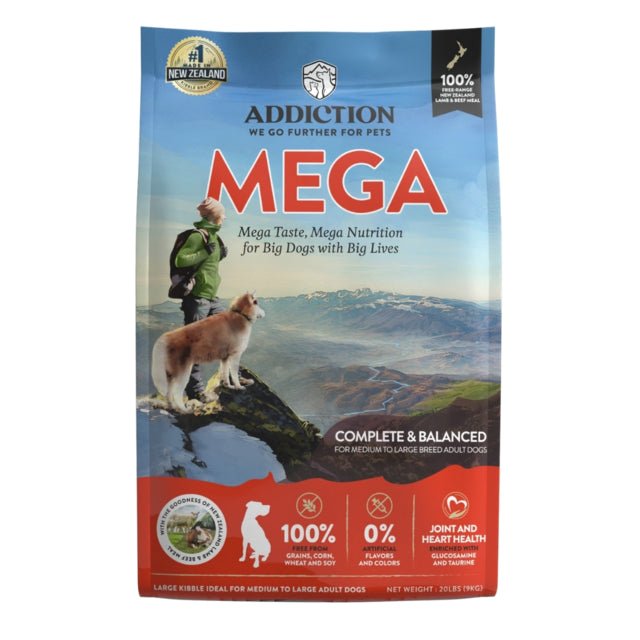 Addiction MEGA Adult Large Breed Grain - Free Multi Protein Dry Dog Foodproduct_type#Pet PantryPet PantryAddiction MEGA Adult Large Breed Grain - Free Multi Protein Dry Dog Food# - Pet Pantry