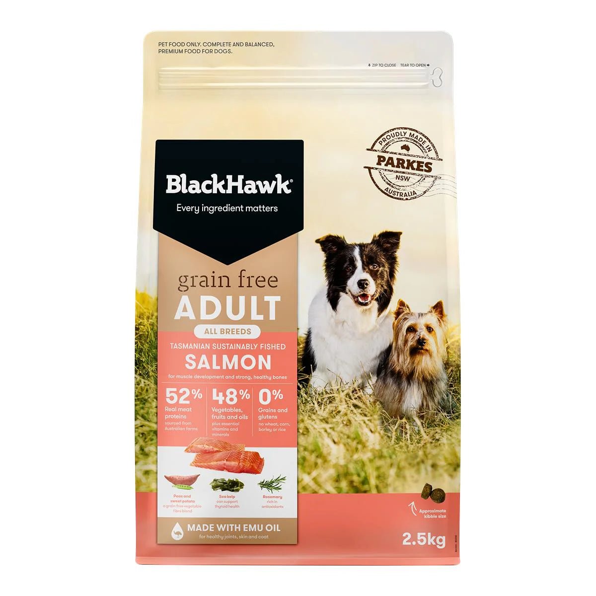 Black Hawk Grain Free Adult Salmon Dry Dog Foodproduct_type#Pet PantryPet PantryBlack Hawk Grain Free Adult Salmon Dry Dog Food# - Pet Pantry
