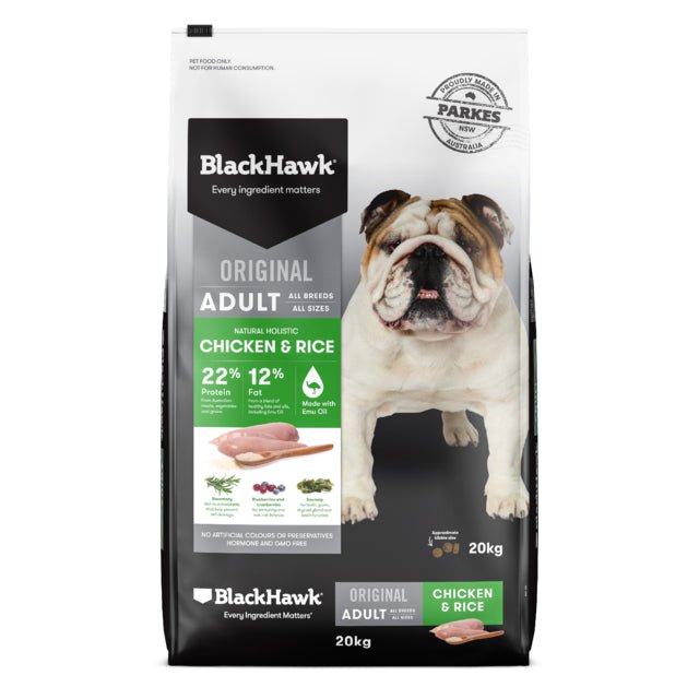 Black Hawk Original Adult Chicken & Rice Dry Dog Foodproduct_type#Pet PantryPet PantryBlack Hawk Original Adult Chicken & Rice Dry Dog Food# - Pet Pantry