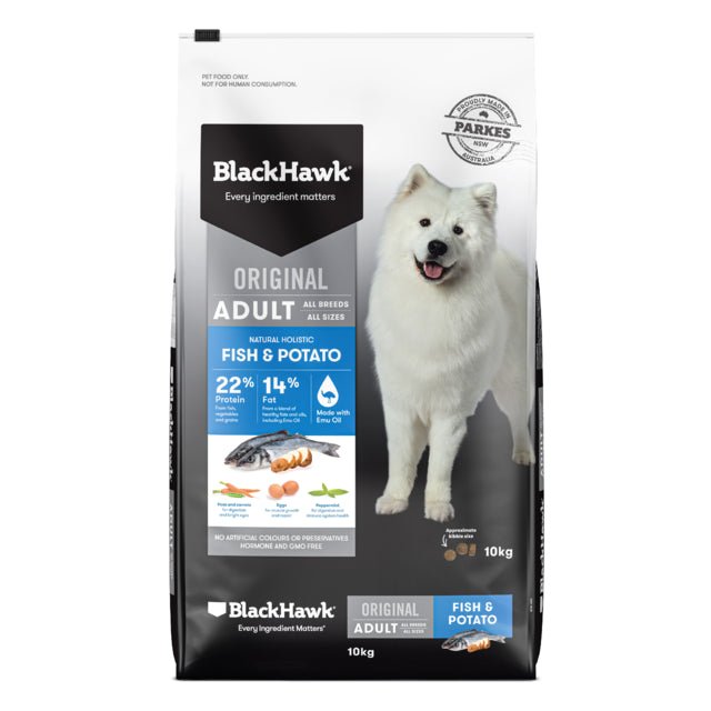Black Hawk Original Adult Fish & Potato Dry Dog Foodproduct_type#Pet PantryPet PantryBlack Hawk Original Adult Fish & Potato Dry Dog Food# - Pet Pantry