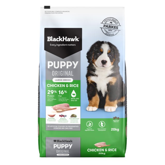 Black Hawk Original Large Breed Puppy Chicken & Rice Dry Dog Foodproduct_type#Pet PantryPet PantryBlack Hawk Original Large Breed Puppy Chicken & Rice Dry Dog Food# - Pet Pantry
