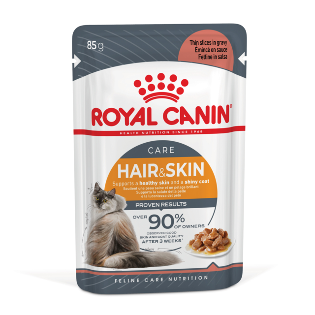 Royal Canin Hair & Skin Gravy Adult Wet Cat Food