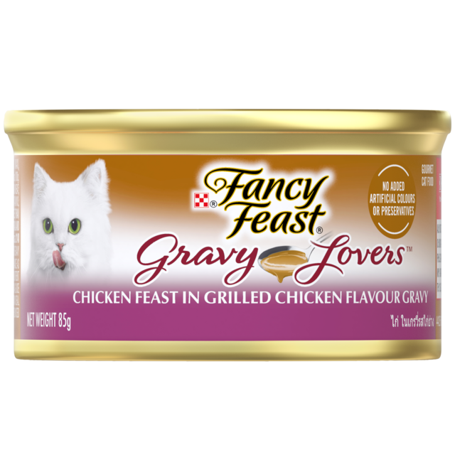 Fancy Feast Gravy Lovers Chicken Feast in Grilled Chicken Gravy Wet Cat Food