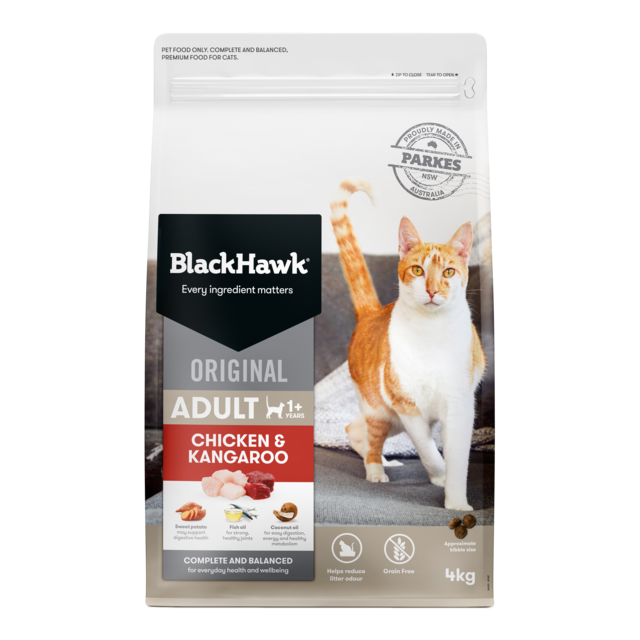 Black Hawk Original Adult Chicken & Kangaroo Dry Cat Food