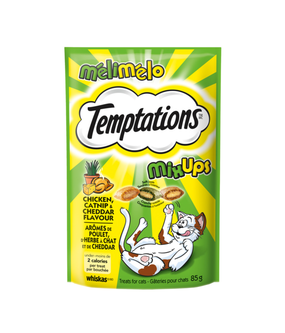 Temptations Mix Ups Chicken, Catnip & Cheddar Cat Treats