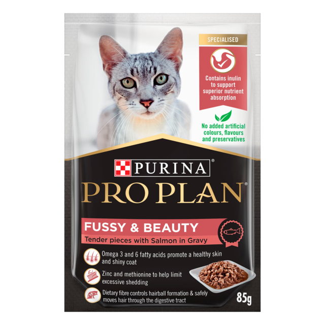 Pro Plan Fussy & Beauty Salmon Wet Cat Food