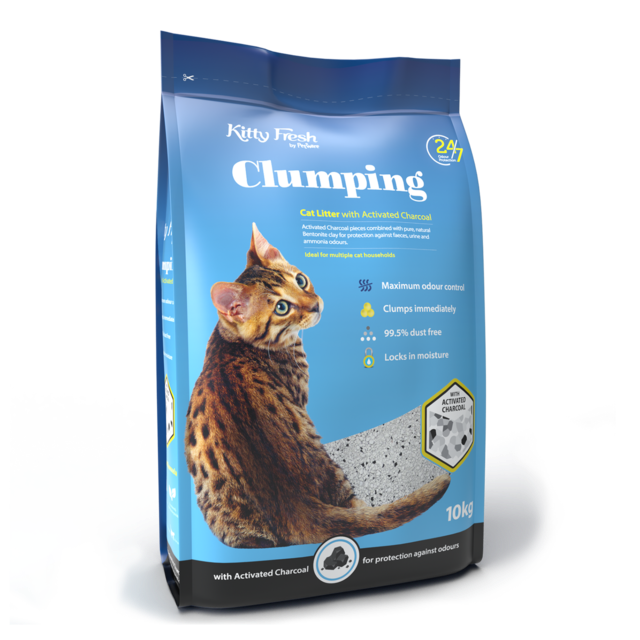 Kitty Fresh Activated Charcoal Clumping Cat Litter
