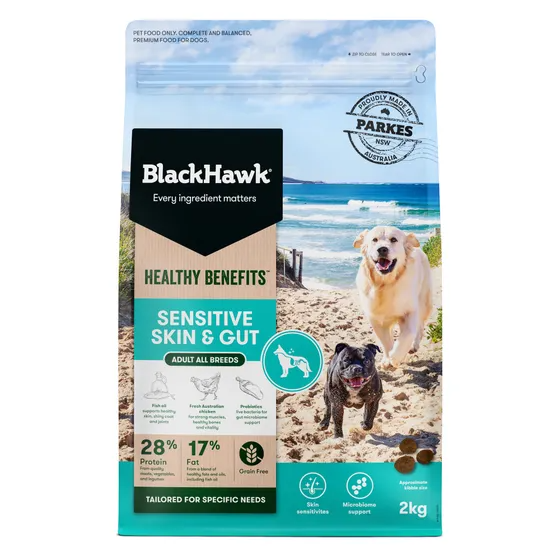 Black Hawk Healthy Benefits Sensitive Skin & Gut Dry Dog Food