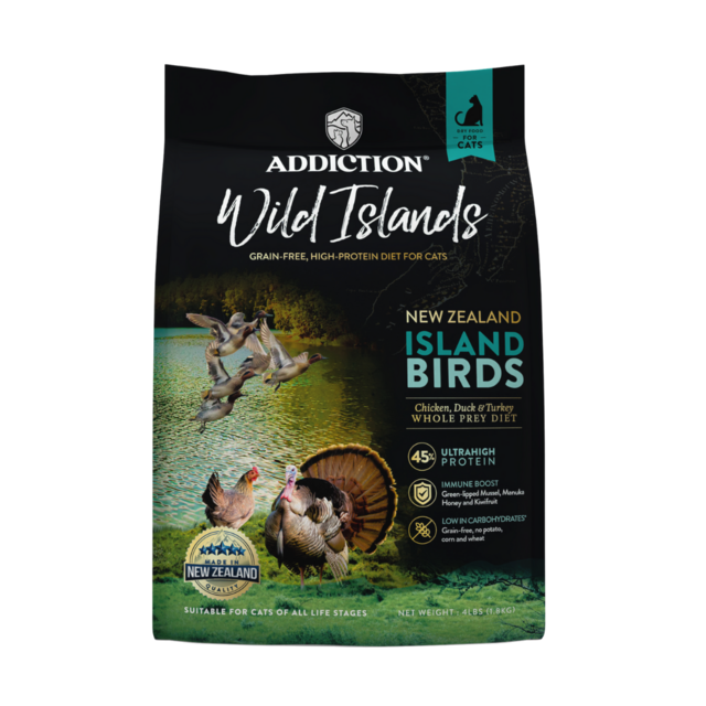 Addiction Wild Islands Island Birds Duck Turkey & Chicken Dry Cat Food